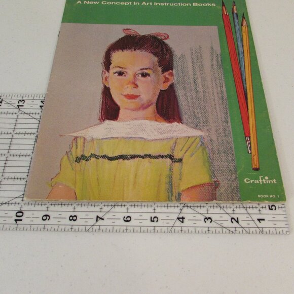 Vintage 1971 Craftint Portrait Sketching Instruction Booklet - Picture 16 of 16